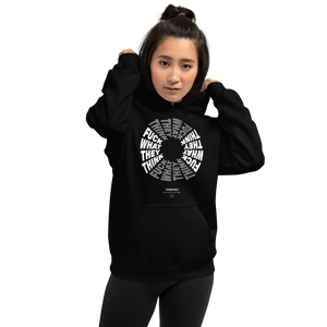 F**ck What They Think Grayscale Unisex Hoodie