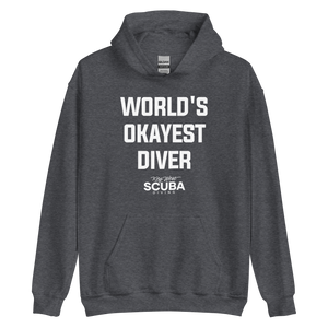 World's Okayest Diver Unisex Hoodie