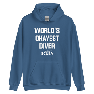 World's Okayest Diver Unisex Hoodie