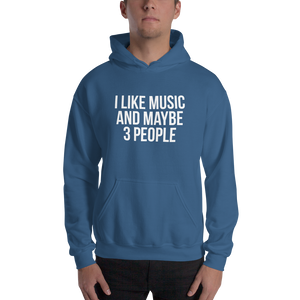 I Like Music and Maybe 3 People Unisex Hoodie