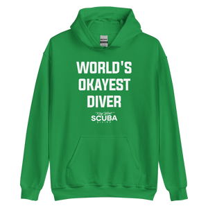 World's Okayest Diver Unisex Hoodie