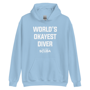 World's Okayest Diver Unisex Hoodie