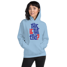 IS/THIS IS THE END? Navy Red Unisex Hoodie