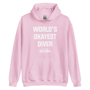 World's Okayest Diver Unisex Hoodie