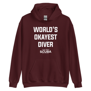 World's Okayest Diver Unisex Hoodie