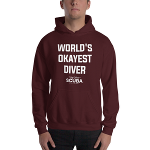 World's Okayest Diver Unisex Hoodie