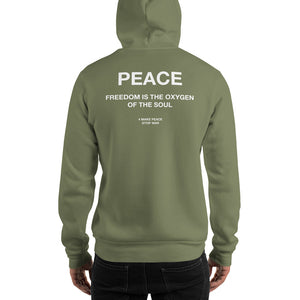 Freedom is the oxygen of the soul Unisex Hoodie