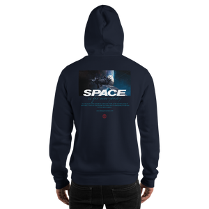 Space is for Everybody Unisex Hoodie Front