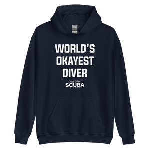 World's Okayest Diver Unisex Hoodie