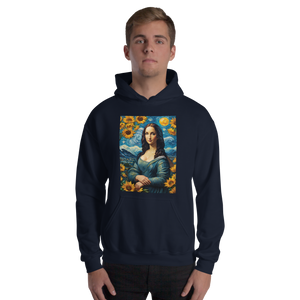 Monalisa Painting in Van Gogh Style Unisex Hoodie