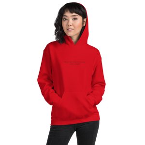 Red is the color of love Unisex Hoodie