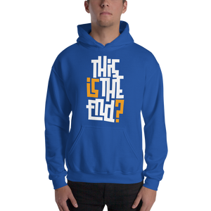 IS/THIS IS THE END? White Yellow Unisex Hoodie