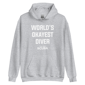 World's Okayest Diver Unisex Hoodie