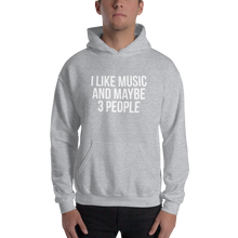 I Like Music and Maybe 3 People Unisex Hoodie