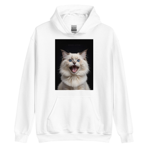 Angry Ragdoll Kitten Unisex Hoodie Front Print