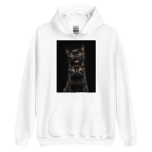 Two Black Cats Follows Unisex Hoodie Front Print