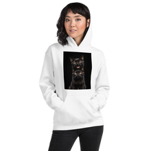 Two Black Cats Follows Unisex Hoodie Front Print