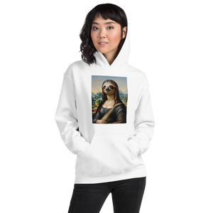 Monalisloth Unisex Hoodie Front Print