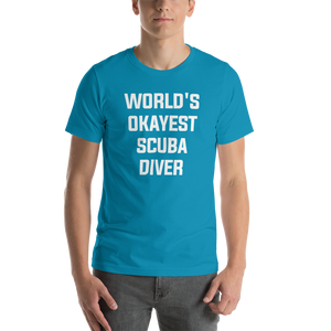 World's Okayest Scuba Diver Short-Sleeve Unisex T-Shirt