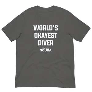 World's Okayest Diver Short-Sleeve Unisex T-Shirt