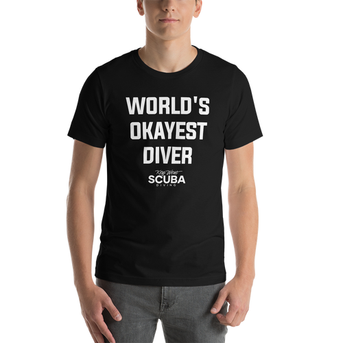 World's Okayest Diver Short-Sleeve Unisex T-Shirt