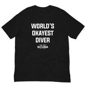 World's Okayest Diver Short-Sleeve Unisex T-Shirt