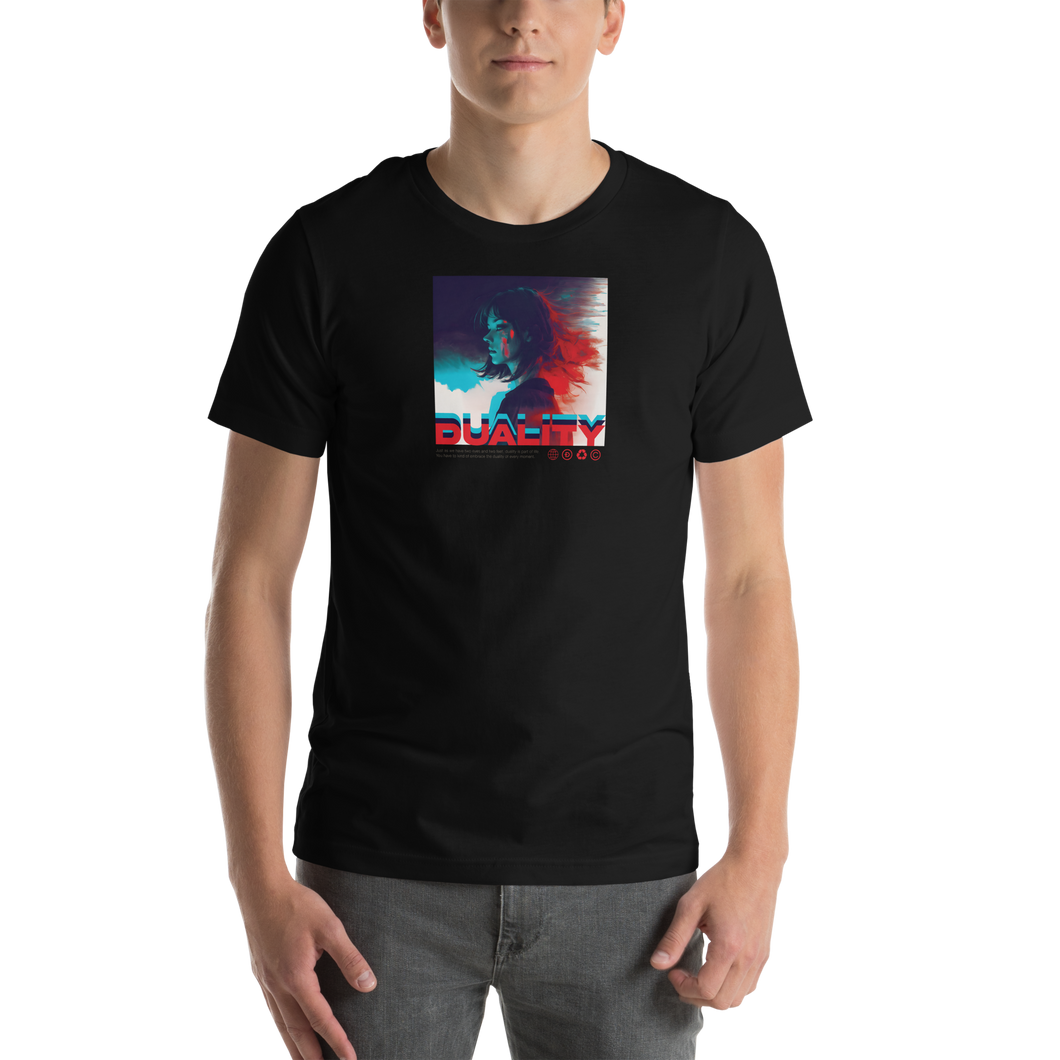 Duality Unisex T-shirt Front Print