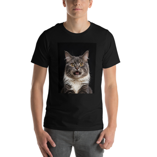 Shocked Cat Face Unisex T-shirt