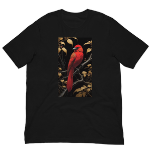 Red Bird Unisex T-shirt Front Print