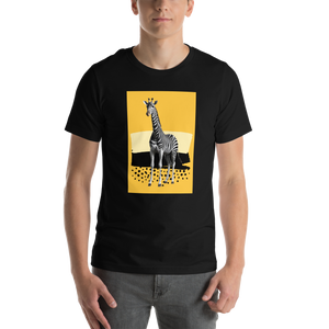 Giraffe Zebra Skin Unisex T-shirt Front Print