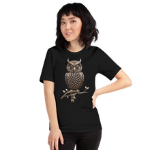 Owl Copper Art Unisex T-shirt