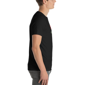 Red Rose on Black Unisex T-shirt