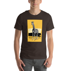 Giraffe Zebra Skin Unisex T-shirt Front Print