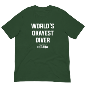 World's Okayest Diver Short-Sleeve Unisex T-Shirt