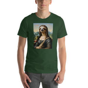 Monalisloth Unisex T-shirt Front Print