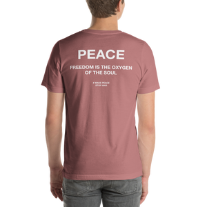 Freedom is the oxygen of the soul Short-Sleeve Unisex T-Shirt