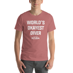 World's Okayest Diver Short-Sleeve Unisex T-Shirt