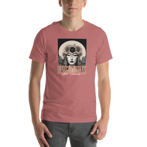 Mauve / S DE Art Series 002 Unisex T-shirt Front Print by Design Express