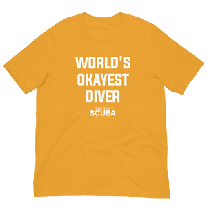 World's Okayest Diver Short-Sleeve Unisex T-Shirt