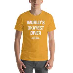 World's Okayest Diver Short-Sleeve Unisex T-Shirt