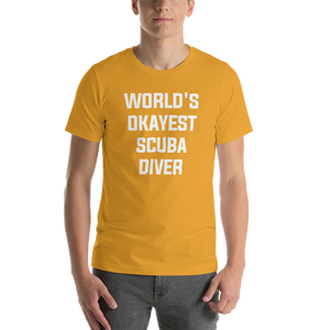 World's Okayest Scuba Diver Short-Sleeve Unisex T-Shirt