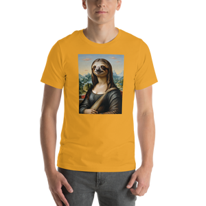 Monalisloth Unisex T-shirt Front Print