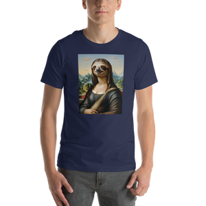 Monalisloth Unisex T-shirt Front Print