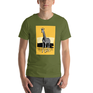 Giraffe Zebra Skin Unisex T-shirt Front Print