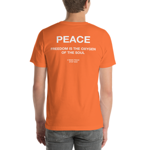 Freedom is the oxygen of the soul Short-Sleeve Unisex T-Shirt