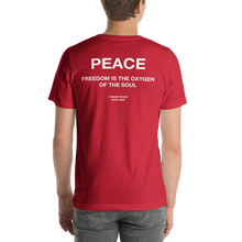 Freedom is the oxygen of the soul Short-Sleeve Unisex T-Shirt