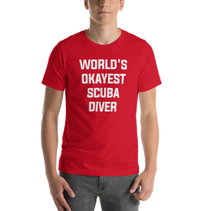 World's Okayest Scuba Diver Short-Sleeve Unisex T-Shirt