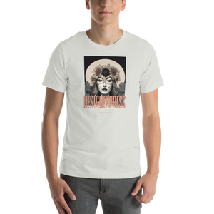 Silver / S DE Art Series 002 Unisex T-shirt Front Print by Design Express