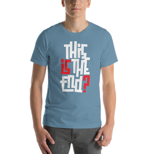 IS/THIS IS THE END? Reverse Short-Sleeve Unisex T-Shirt