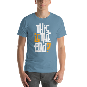 IS/THIS IS THE END? White Yellow Short-Sleeve Unisex T-Shirt